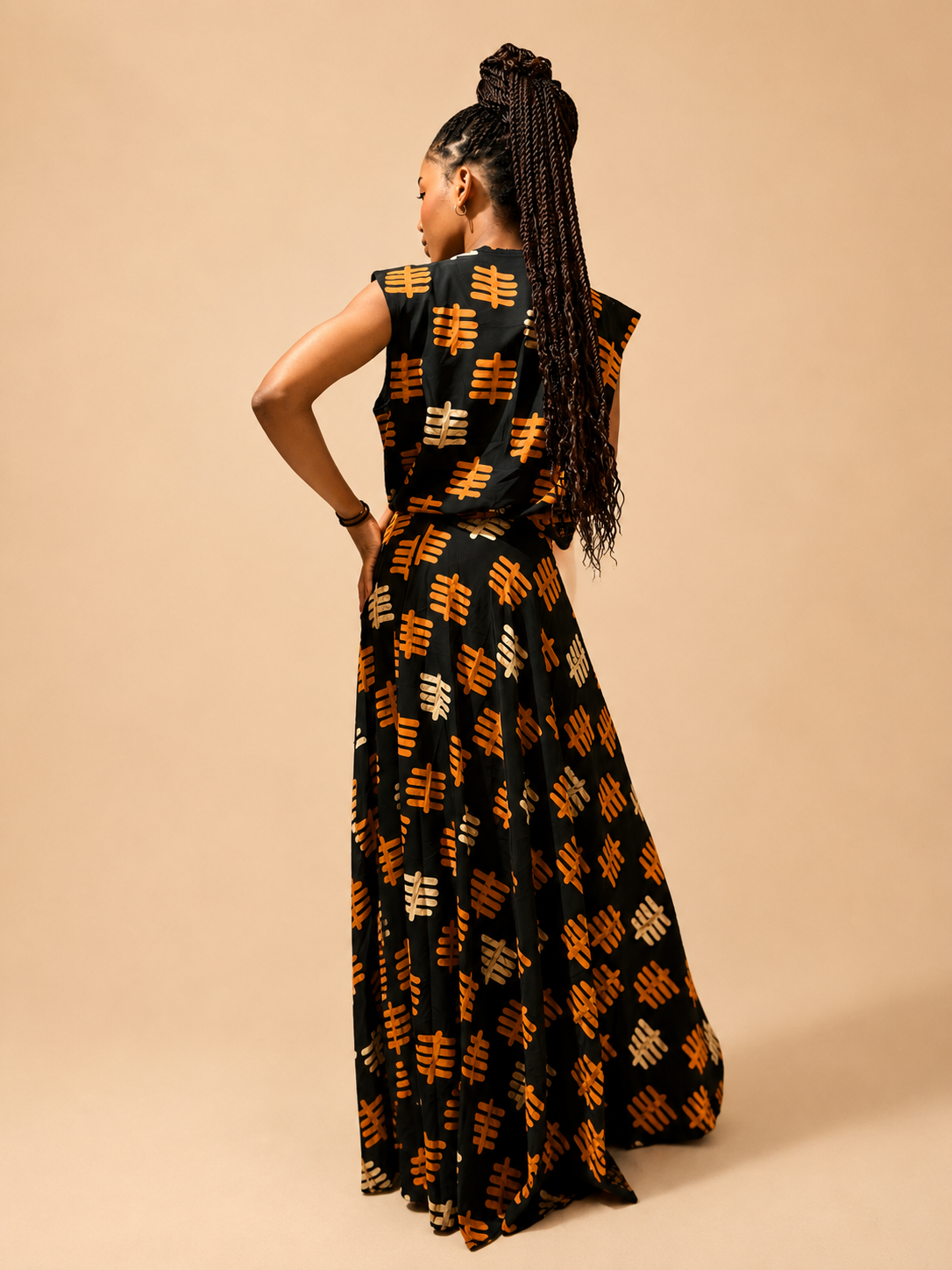 Tribal Tally Maxi Skirt | Contemporary Statement Womenswear