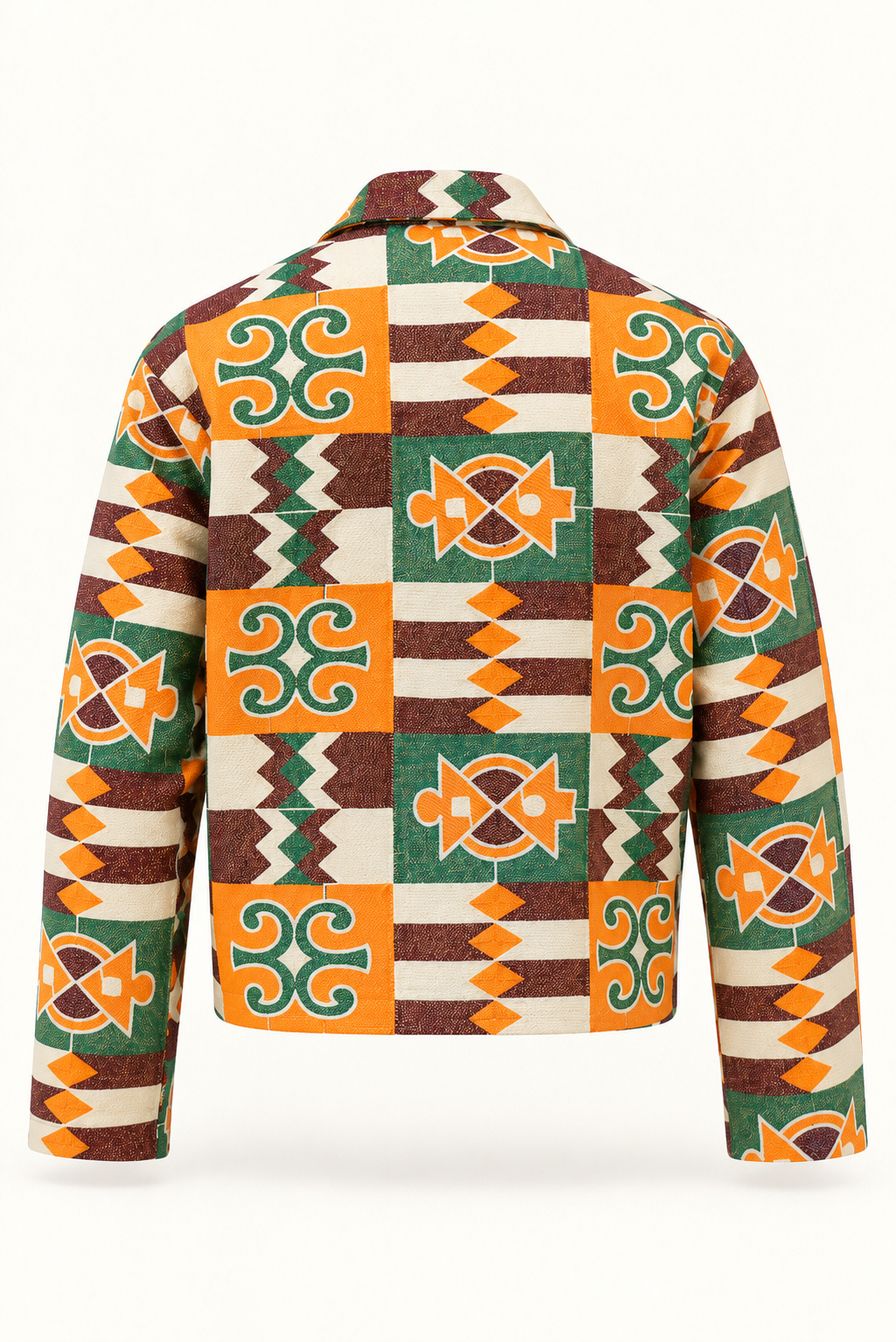 Akwete-George Relic Print Jacket