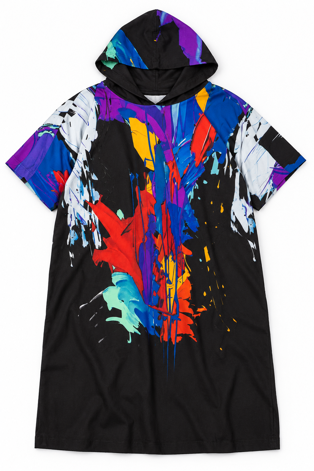 Hooded Top (Abstract Motion) | Contemporary Casualwear