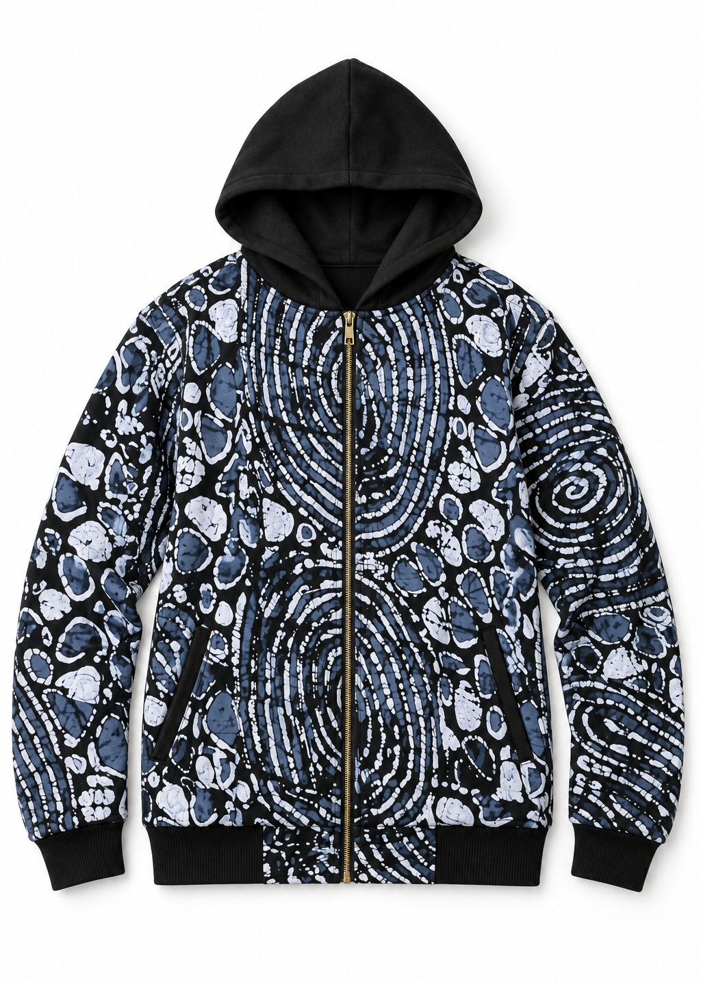 Monochrome Streetwear Hoodie | Contemporary Casualwear
