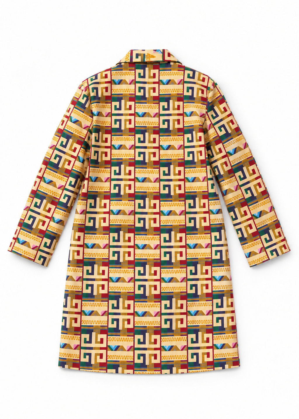 Akwete Golden Labyrinth Long Coat