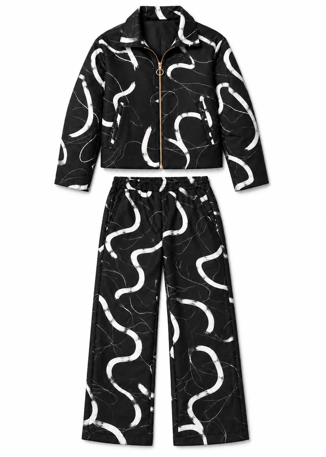 Monochrome Expression | Modern Tailored Set