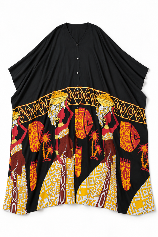 Heritage Tribal Print Kimono | Layering