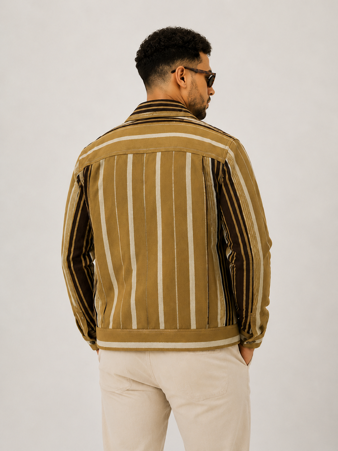 Aso-Oke Bomber Jacket - | Contemporary Streetwear