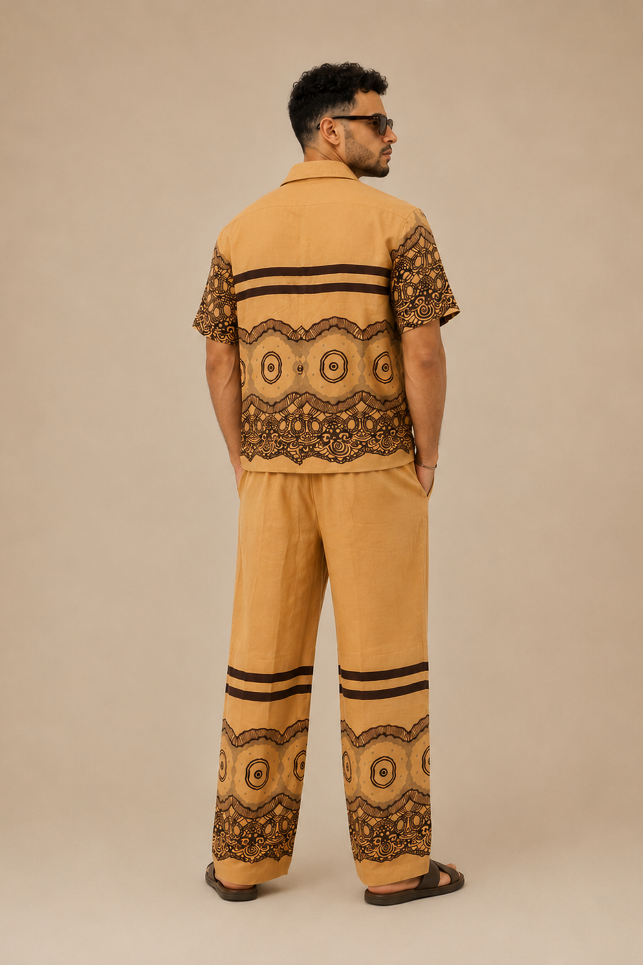 Desert Echo Linen Set | Contemporary Streetwear