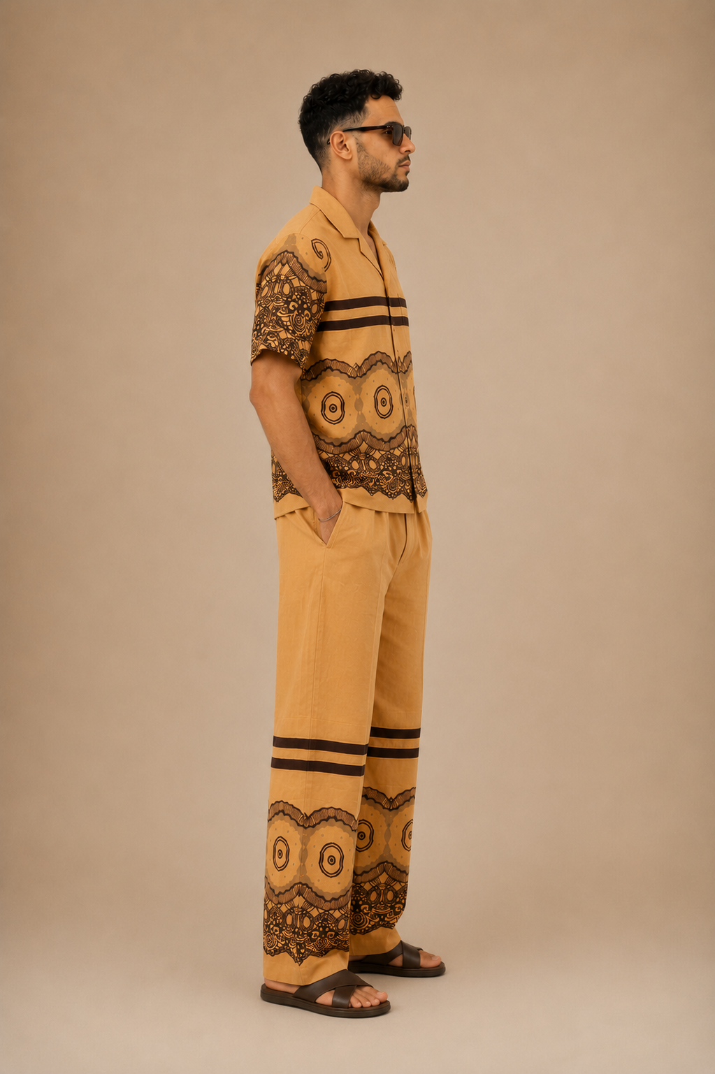Desert Echo Linen Set | Contemporary Streetwear