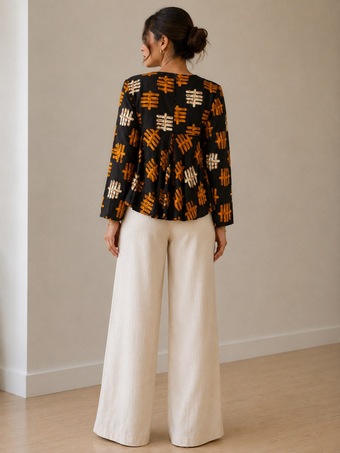 Tribal Tally Blouse | Contemporary Statement Womenswear