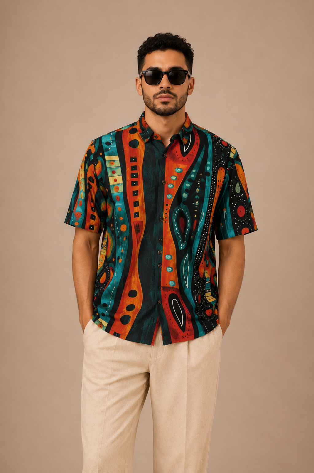 Rhythm Pulse Shirt | Contemporary Statement Shirt