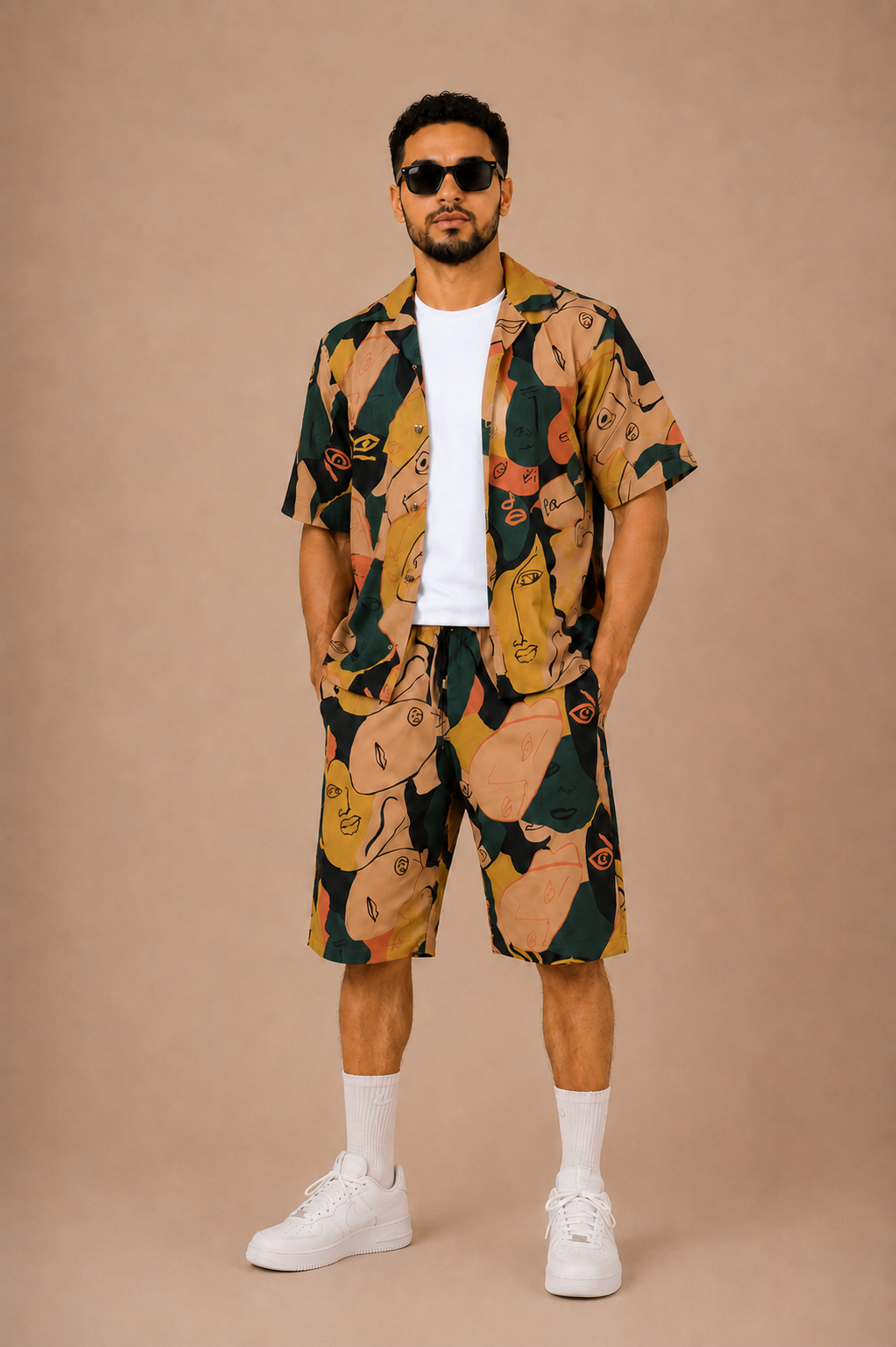 Faces Print Set| Contemporary Streetwear