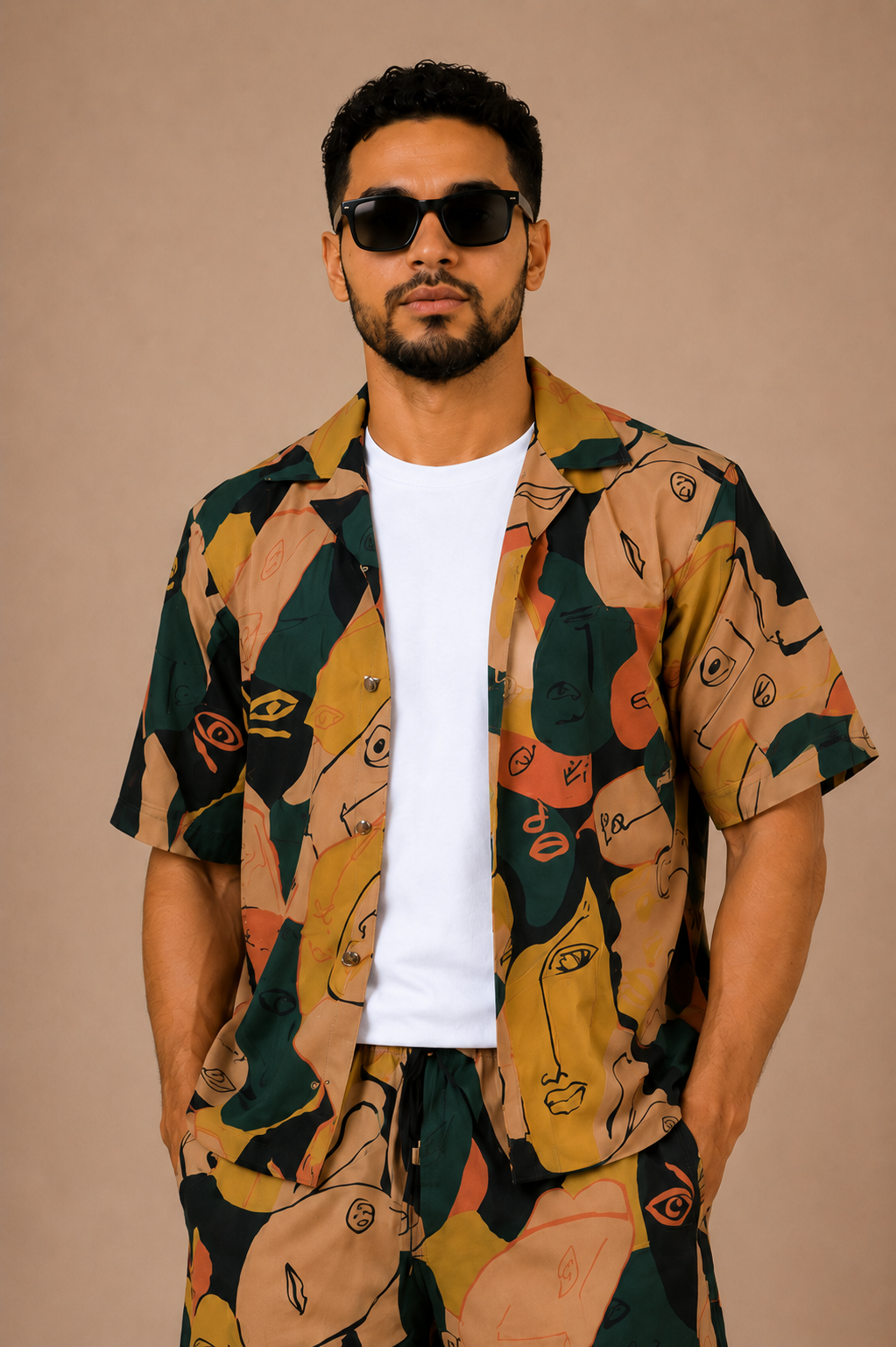 Faces Print Set| Contemporary Streetwear