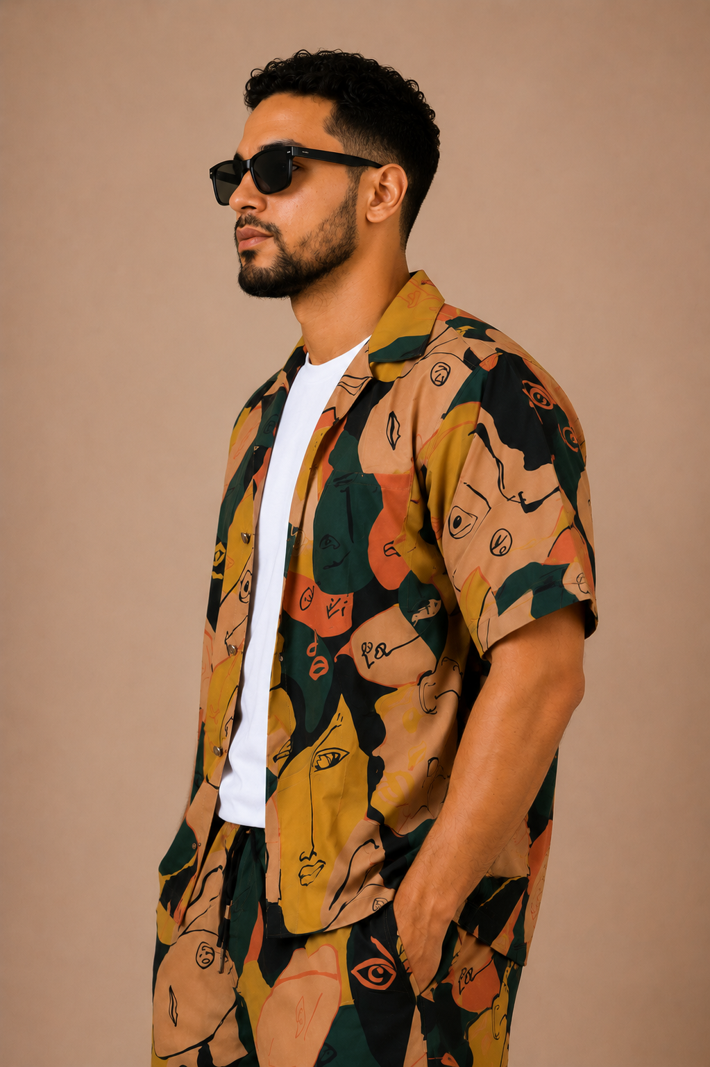 Faces Print Set| Contemporary Streetwear