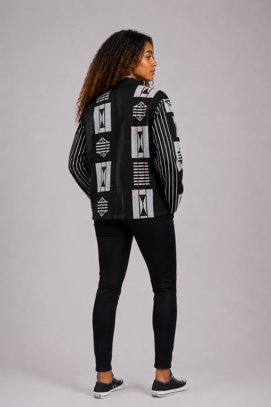 Akwete Bomber Jacket - | Contemporary Streetwear (Grey)