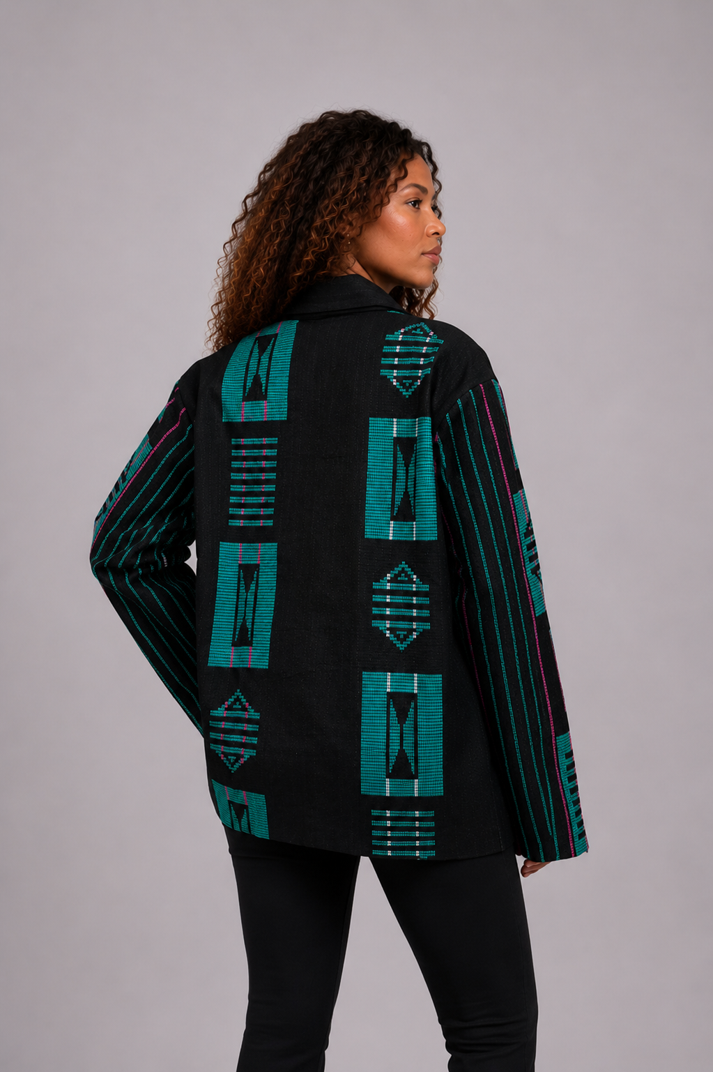 Akwete Bomber Jacket - | Contemporary Streetwear (Green)