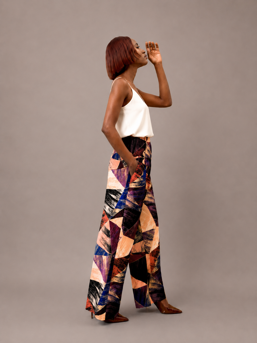 Prism Canvas Pants | Contemporary Statement Womenswear