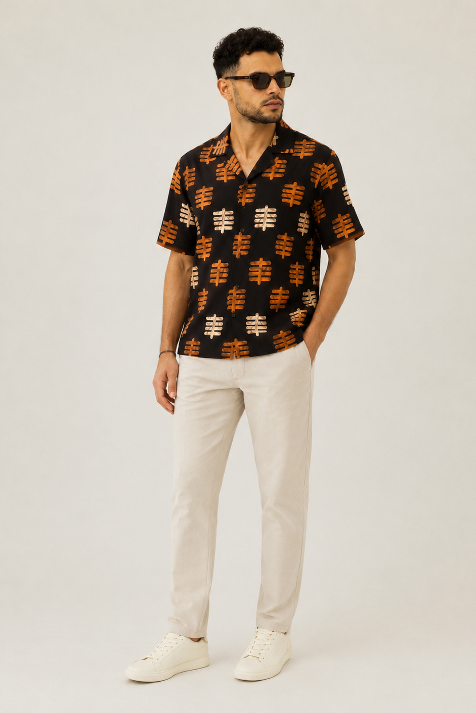 Tribal Tally Men's Shirt | Contemporary Statement Wear