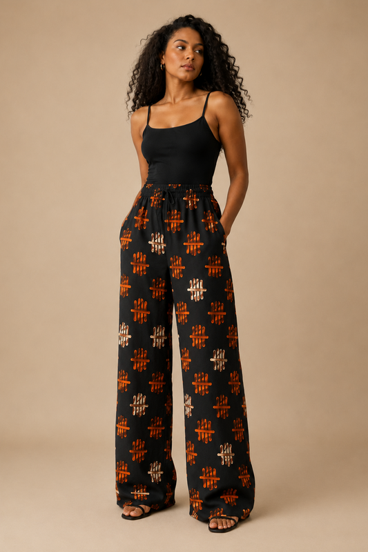 Tribal Tally Pants | Contemporary Statement Womenswear