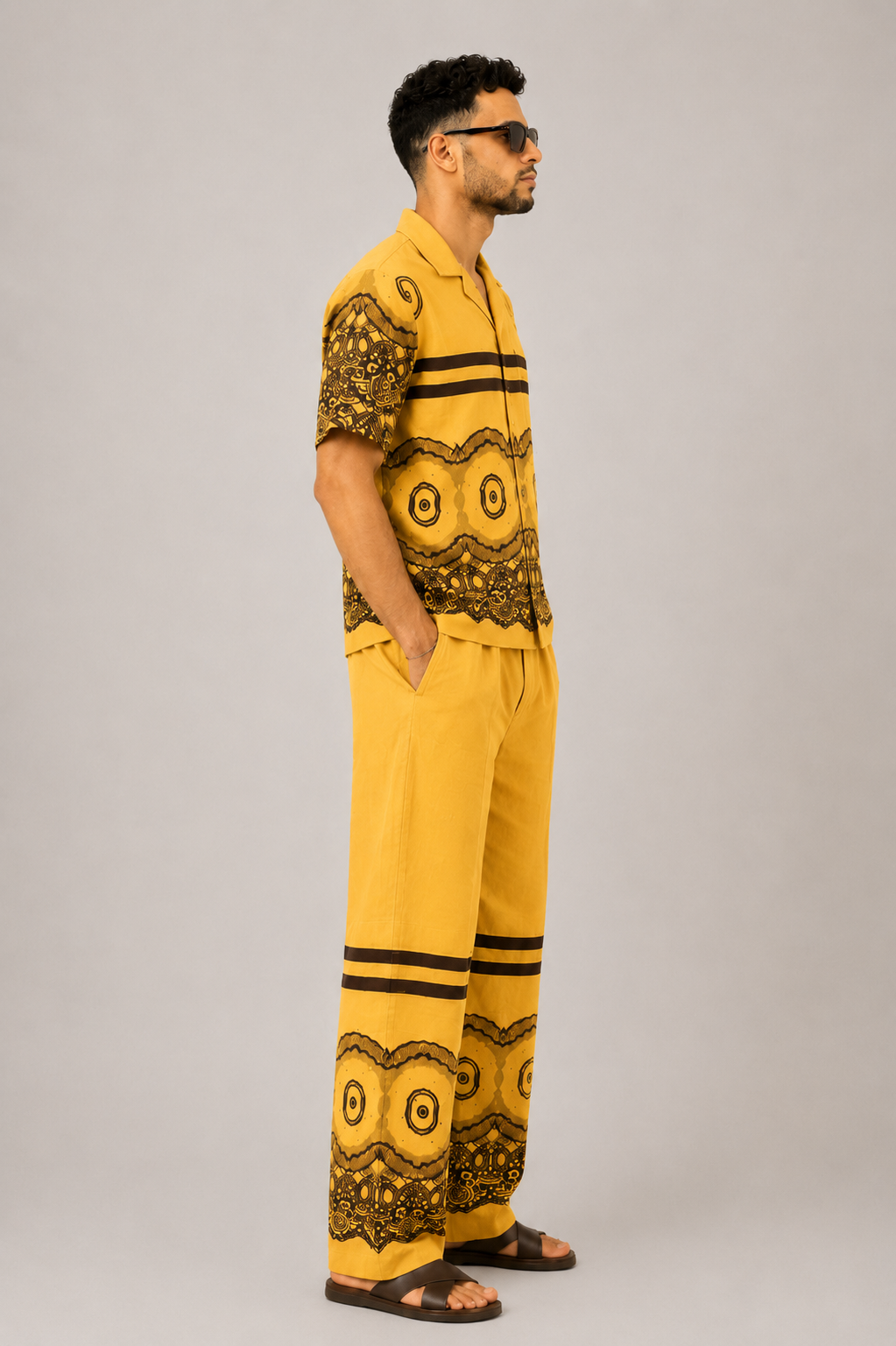 Desert Echo Linen Set | Contemporary Streetwear