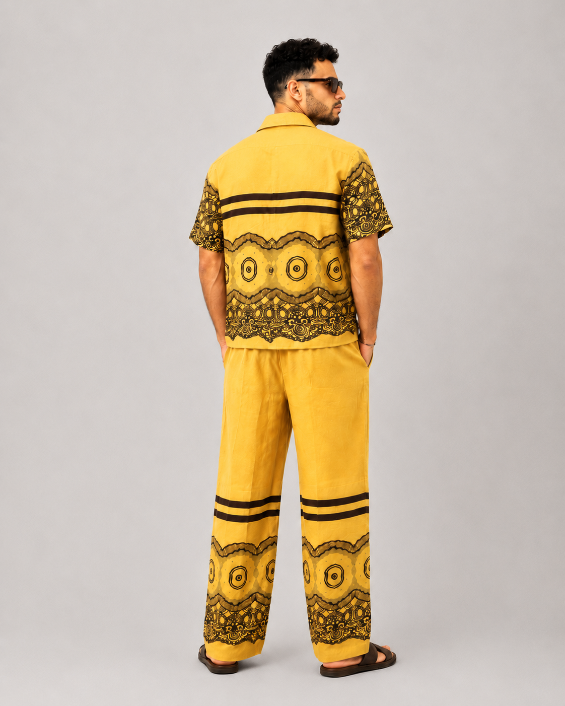 Desert Echo Linen Set | Contemporary Streetwear