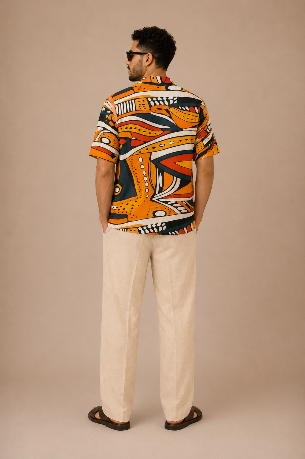 Motif Print Shirt | Contemporary Menswear