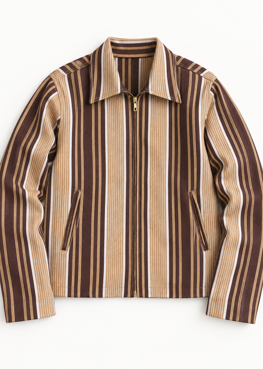 Aso-Oke Bomber Jacket - | Contemporary Streetwear