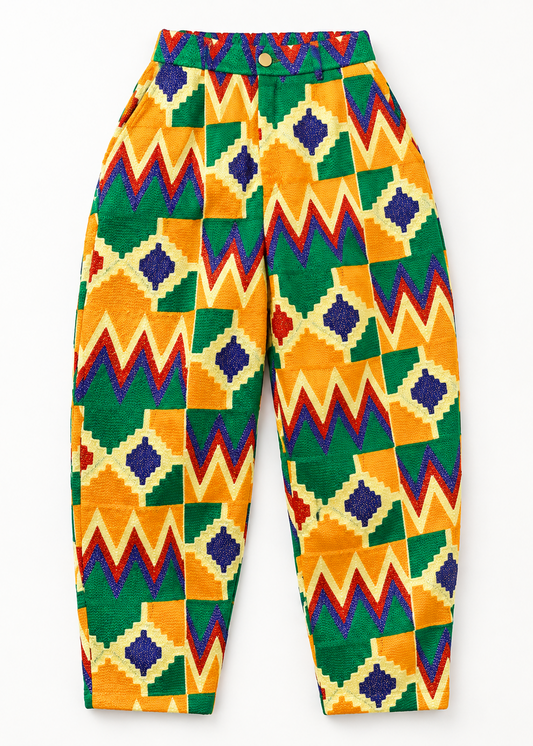 Akwete Ember Balloon Trousers| Contemporary Streetwear