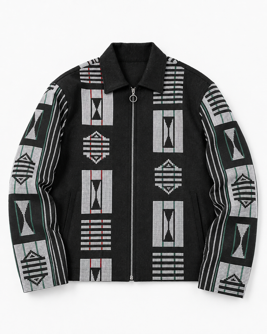 Akwete Bomber Jacket - | Contemporary Streetwear (Grey)