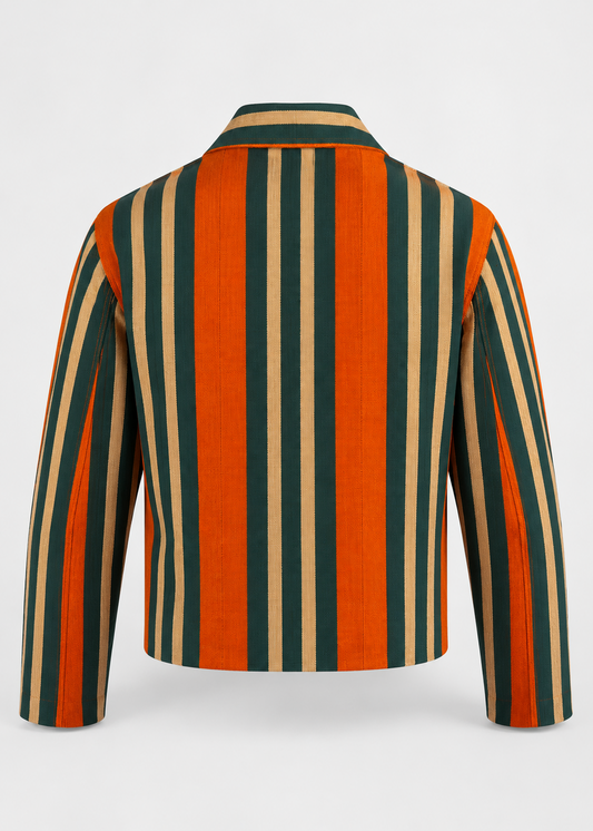Aso-Oke Bomber Jacket - | Contemporary Streetwear