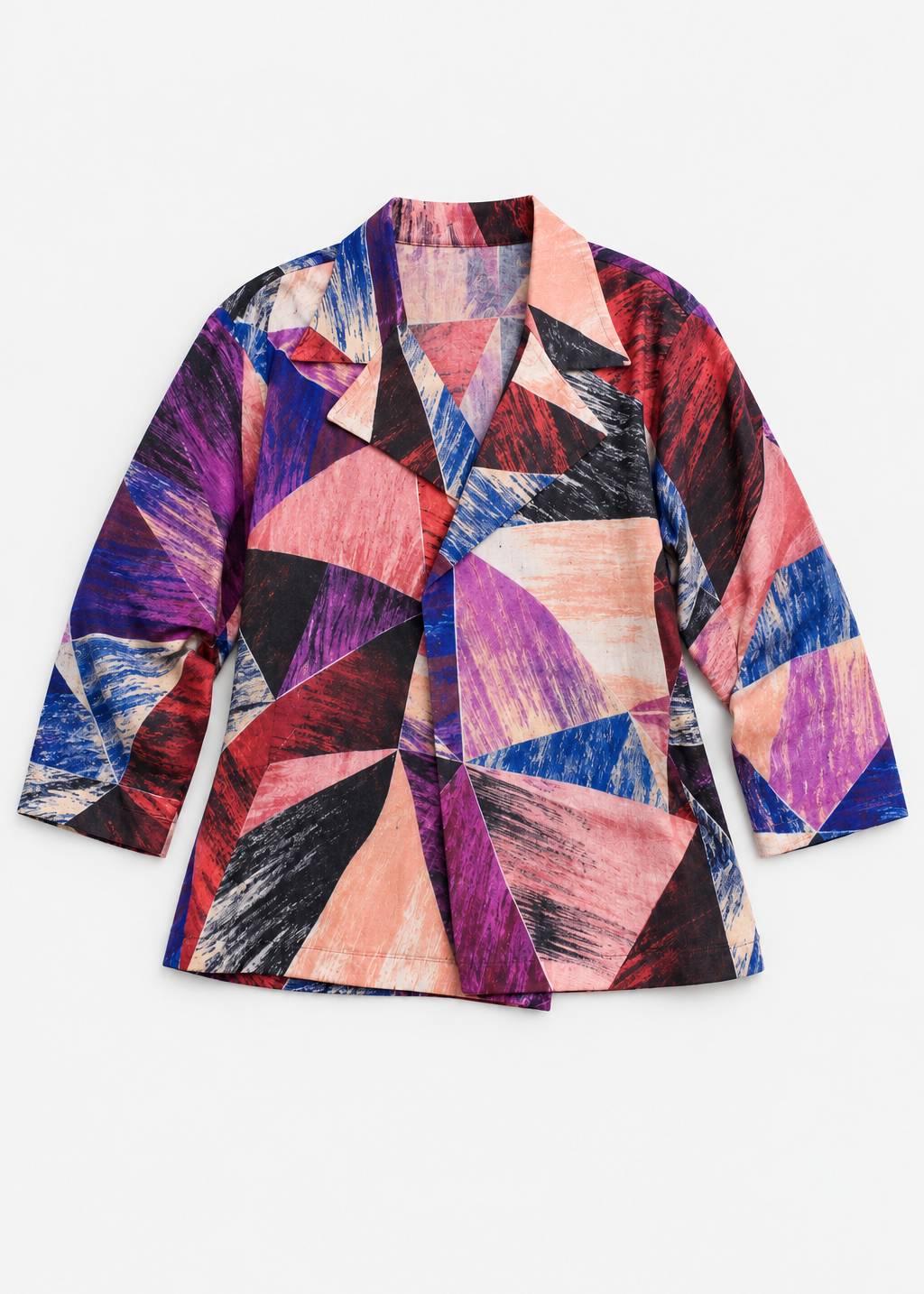 Prism Canvas Lounge Shirt (Suit Style) | Contemporary Statement Womenswear