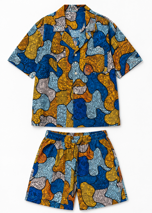 Azure Short Set | Contemporary Resort wear