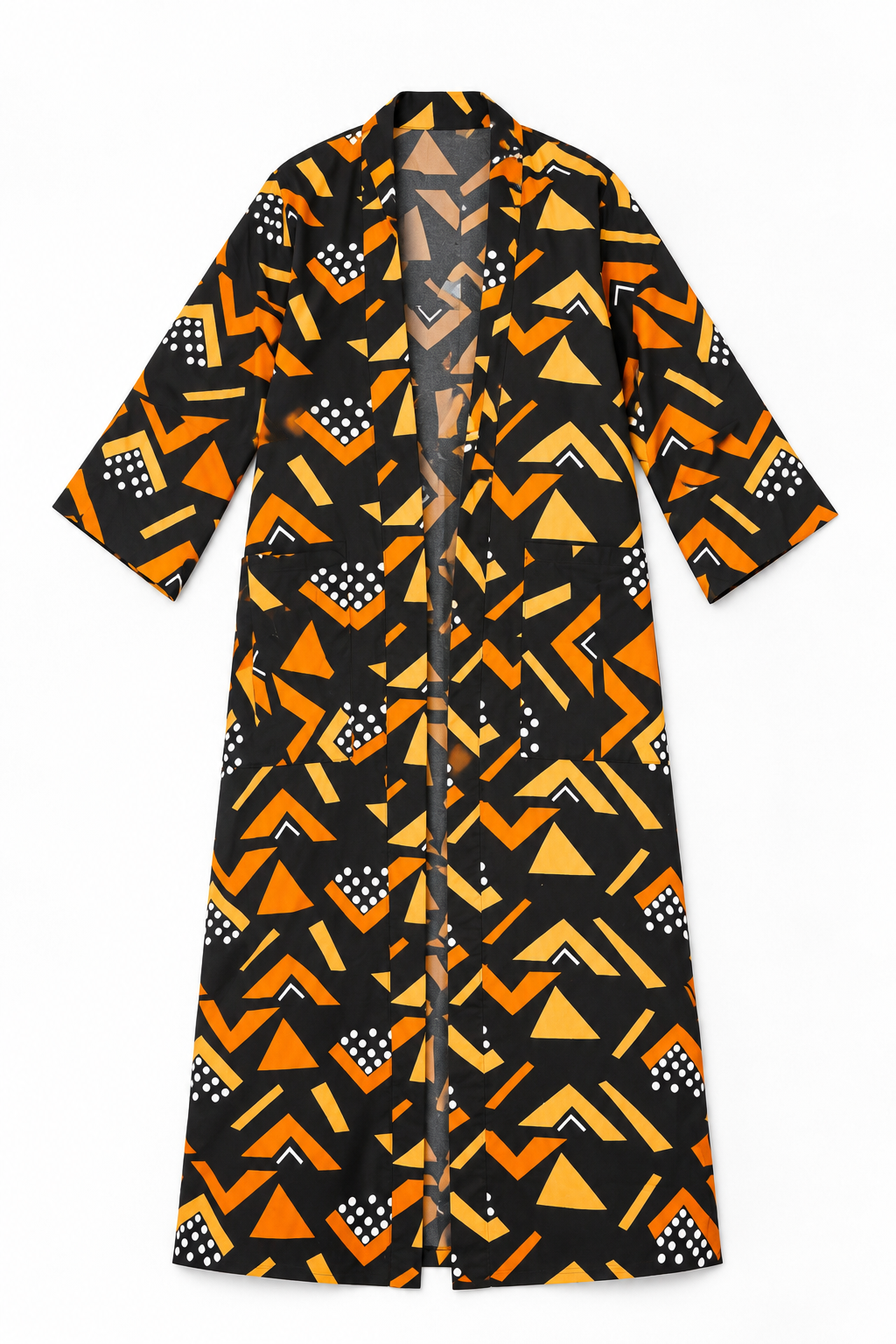 Bogolan mud cloth Ankara Kimono