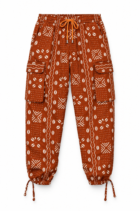 Cowrie Shell Cargo Trousers | Contemporary Streetwear