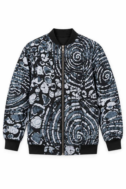 Monochrome Bomber Jacket | Contemporary Streetwear