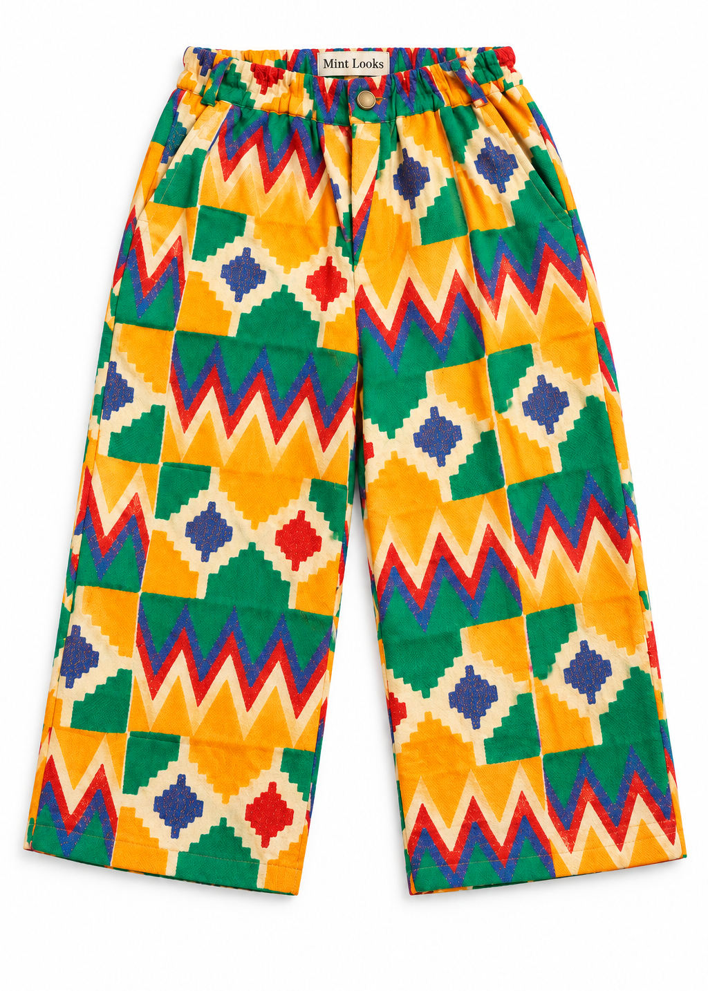 Ember Akwete Wide-Leg Pants| Contemporary Streetwear