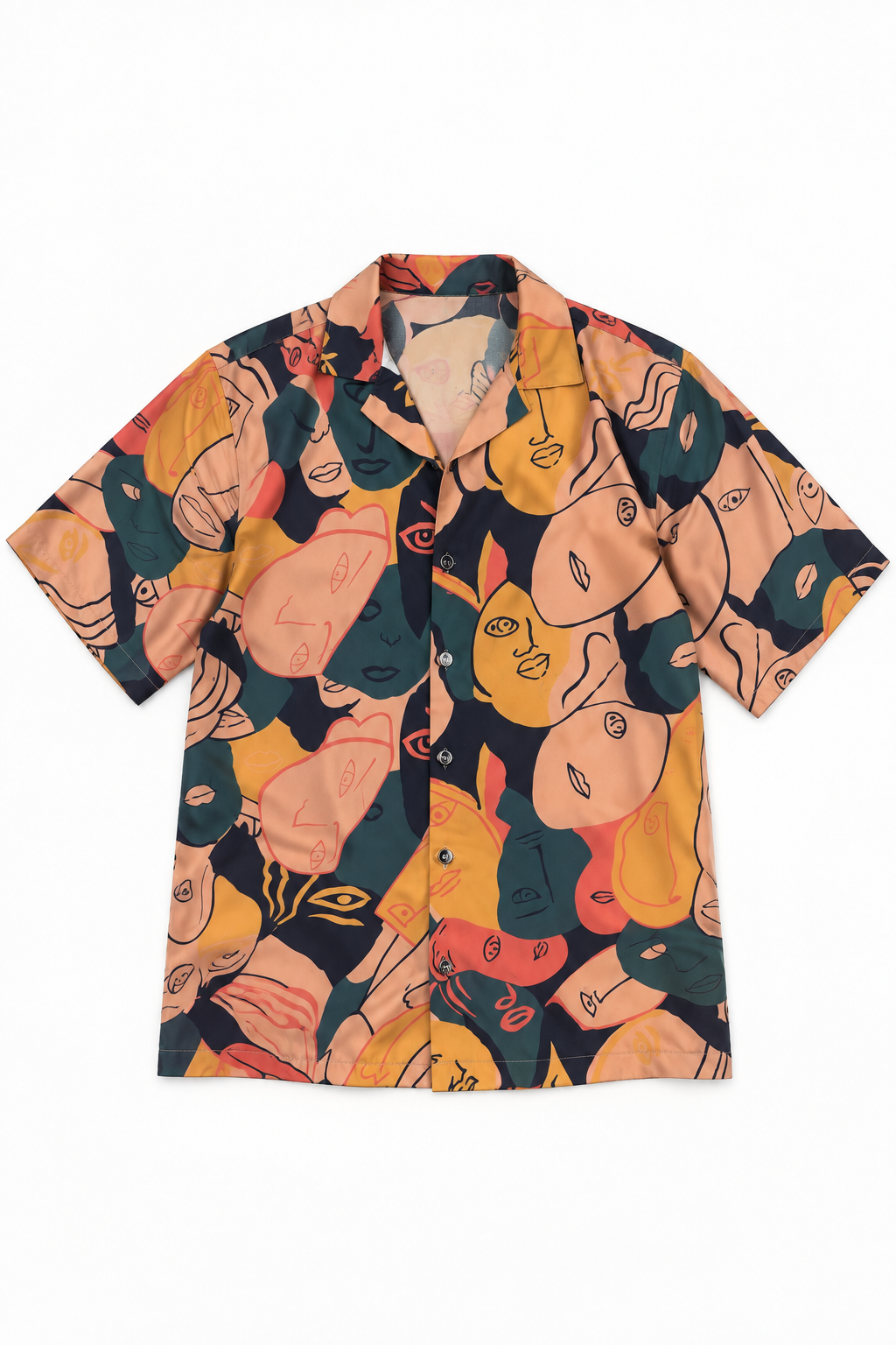 Faces Print Shirt | Contemporary Streetwear