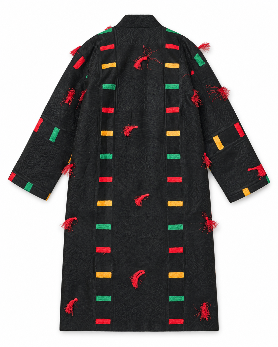 Akwete Signal Coat | Kimono