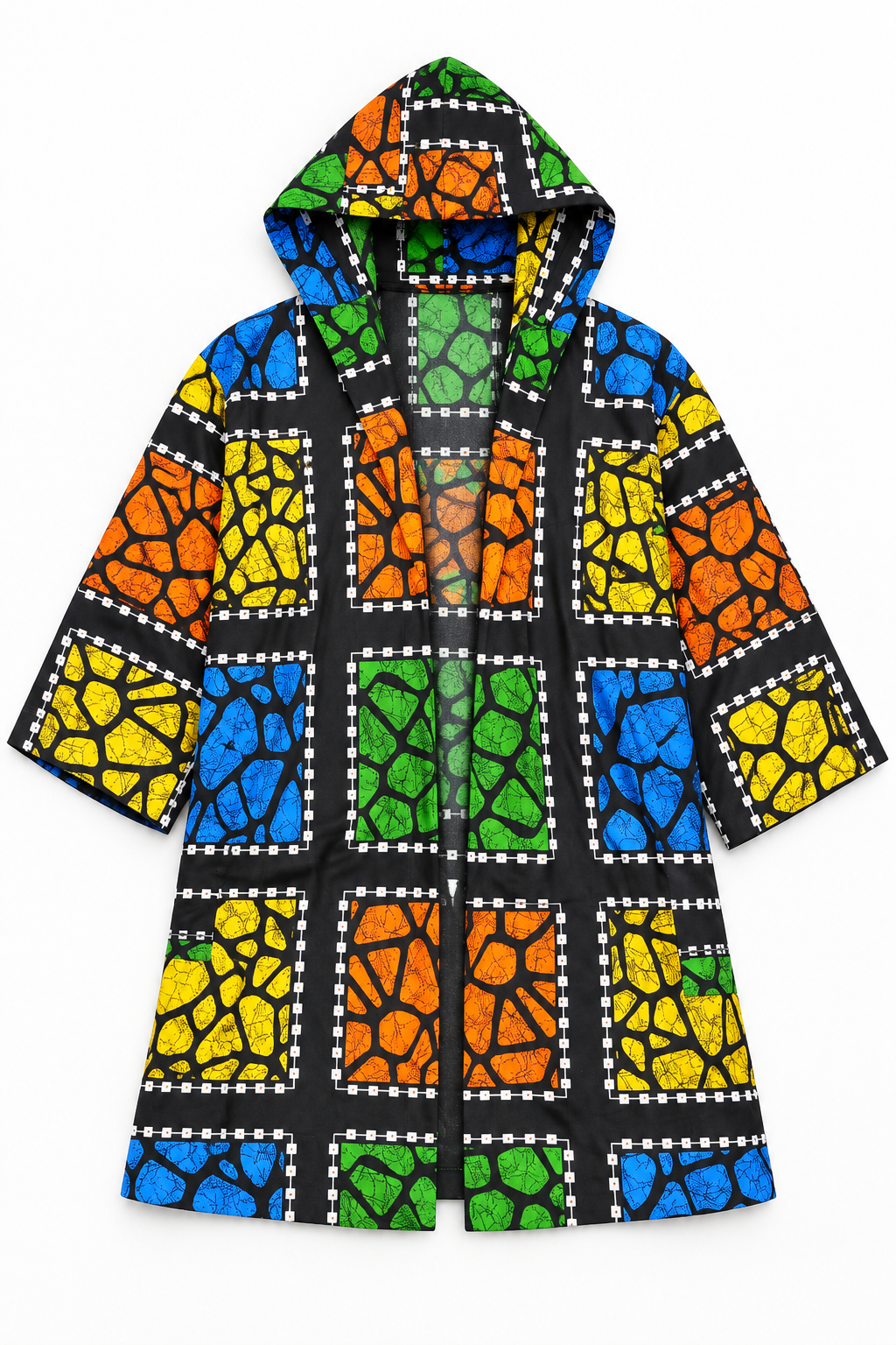 Multi Colour Unisex Kimono | Contemporary Statement Layering