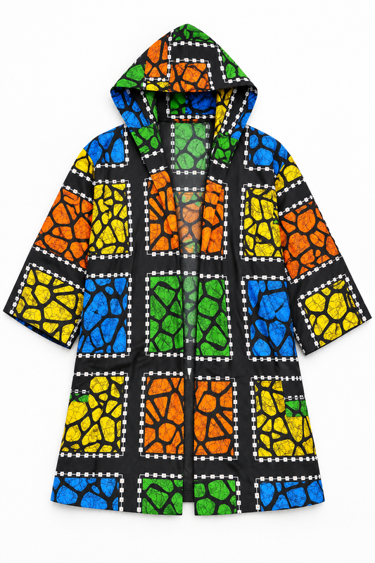 Multi Colour Unisex Kimono | Contemporary Statement Layering
