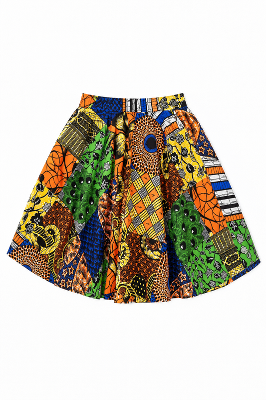 Patch work skirt