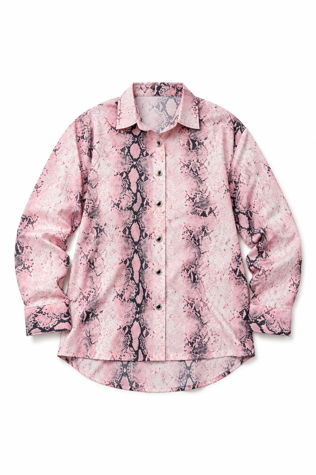 Pink Snakeskin Print Shirt | Casualwear