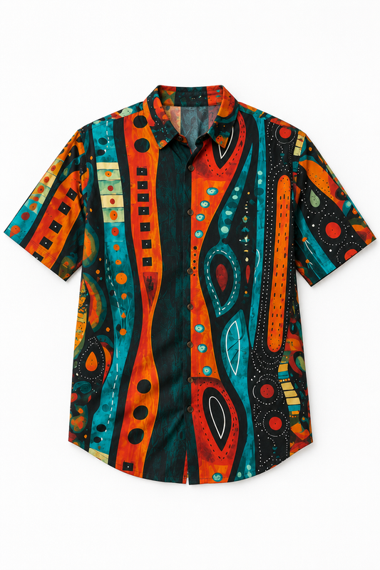 Rhythm Pulse Shirt | Contemporary Statement Shirt