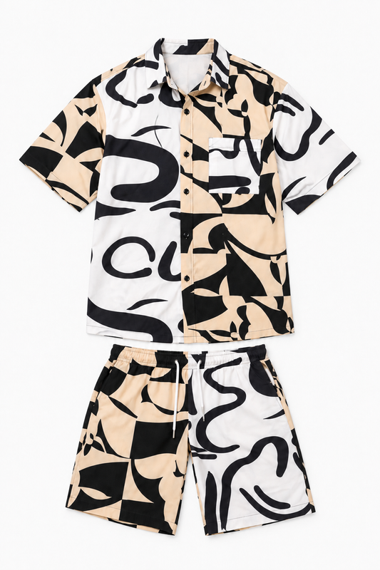 Swirl Print Co-Ord Set | Contemporary Streetwear