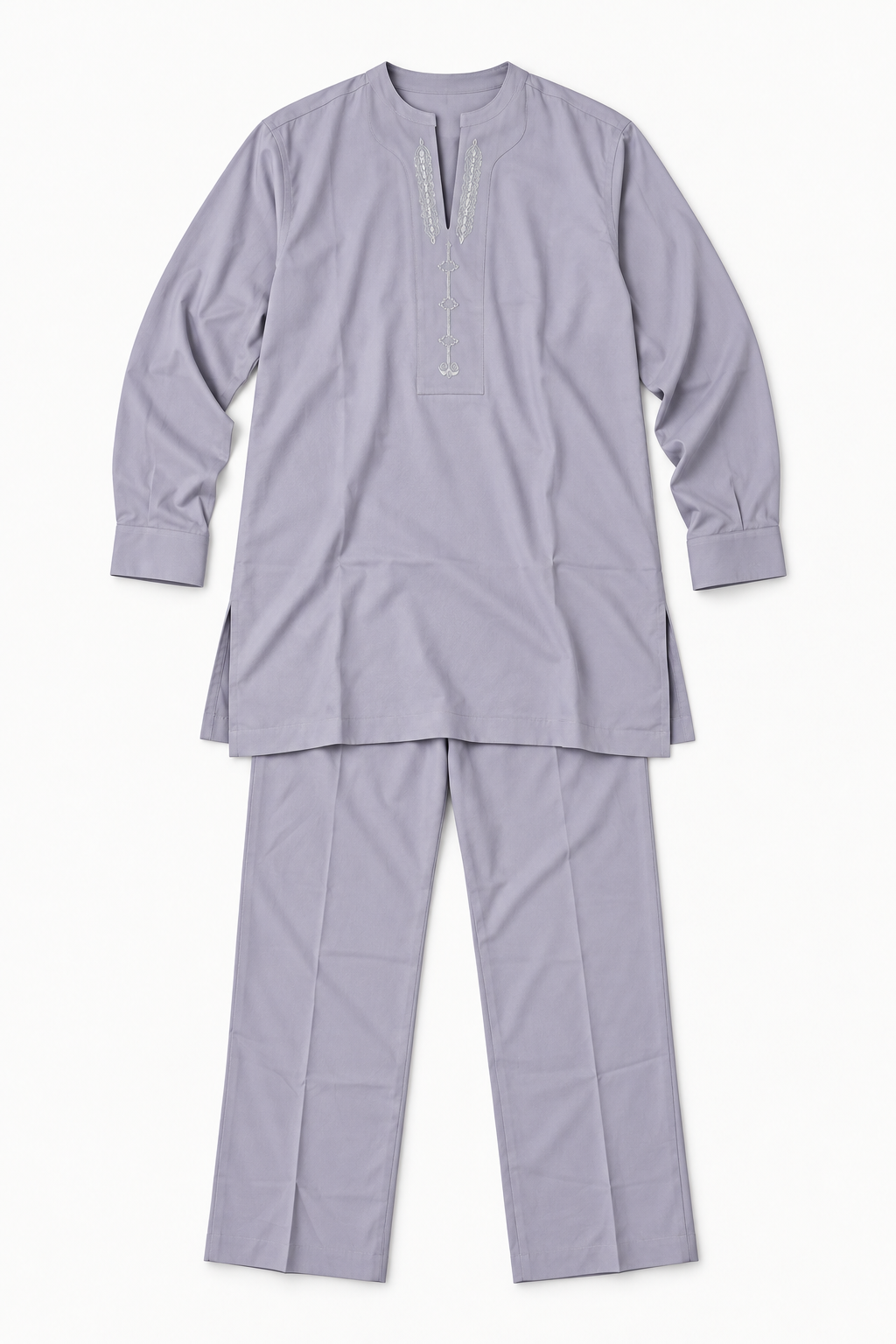 Tailored Grey Senator Set | Contemporary African Menswear