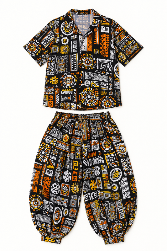 Tribal Co-ord Set | Contemporary Relaxed Womenswear