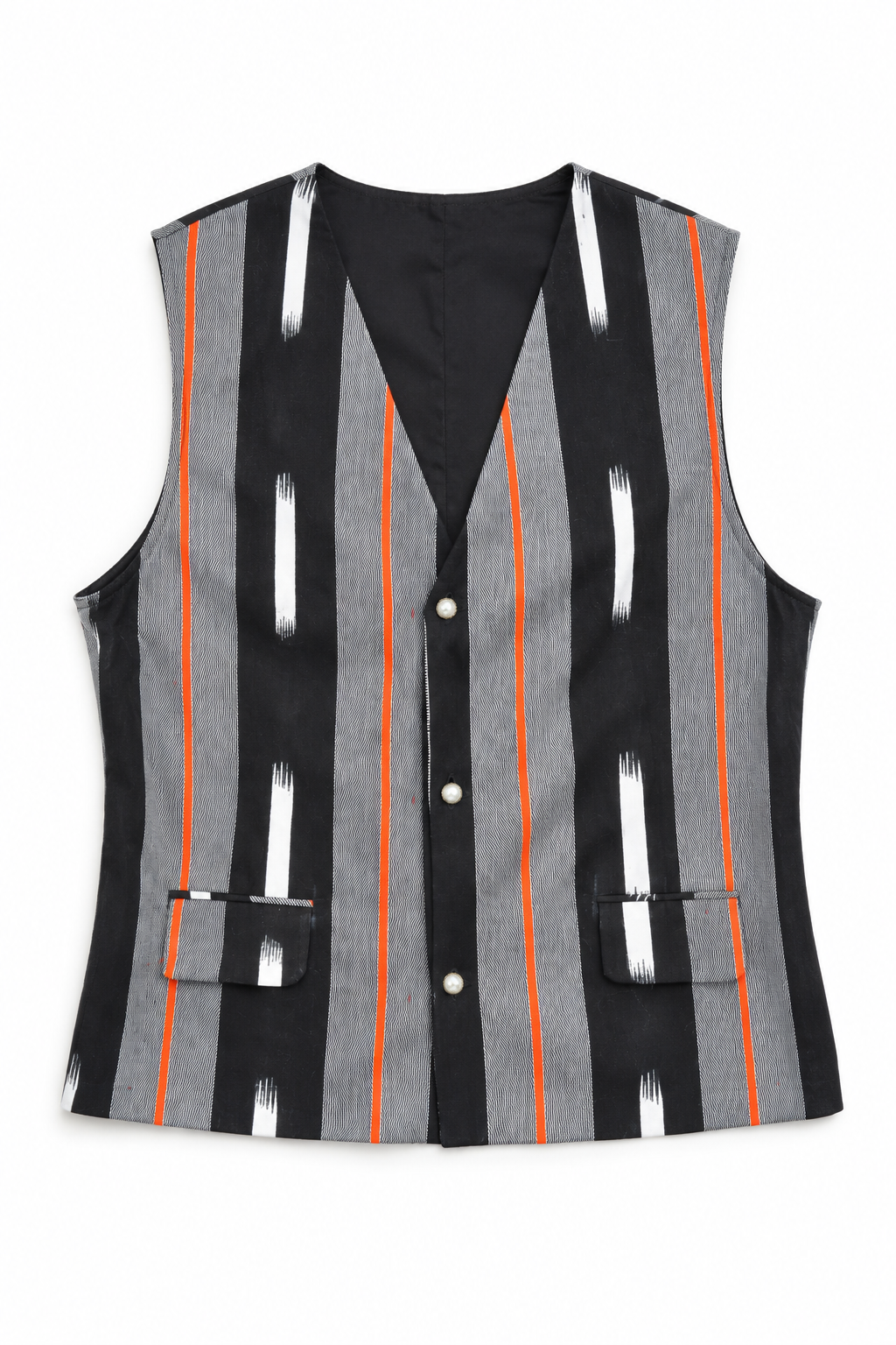 Tribal Stripe Waistcoat | Contemporary Menswear