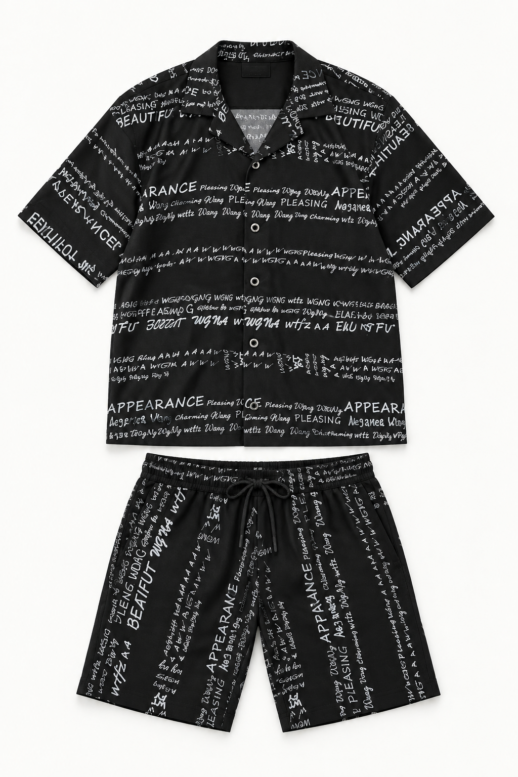 Typography Print Co-Ord Set | Contemporary Streetwear