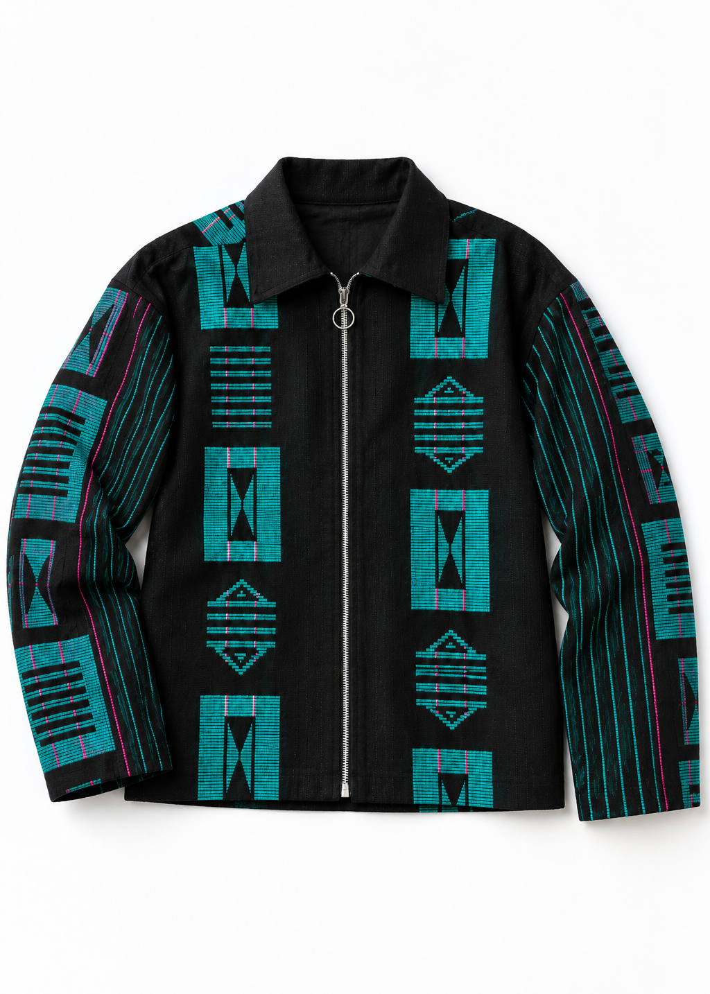 Akwete Bomber Jacket - | Contemporary Streetwear (Green)