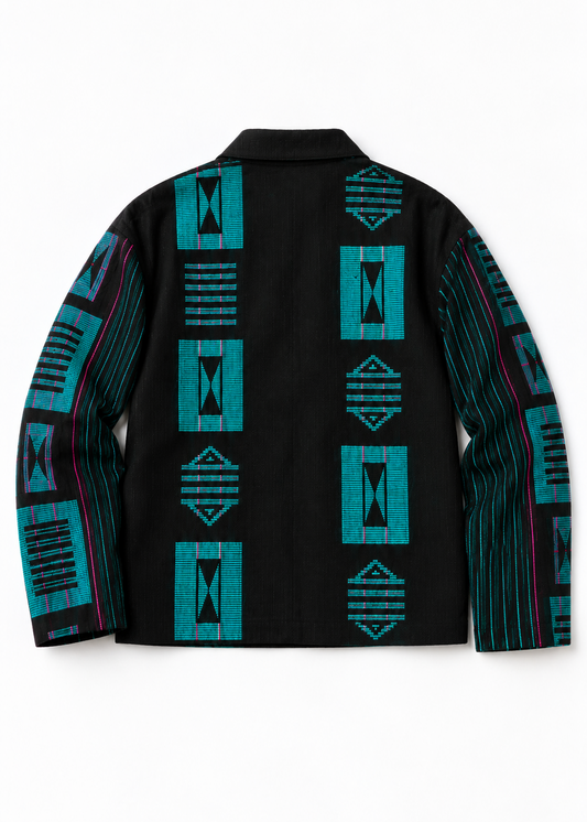 Akwete Bomber Jacket - | Contemporary Streetwear (Green)