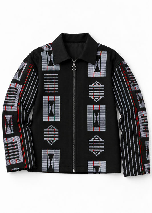 Akwete Bomber Jacket - | Contemporary Streetwear (Grey)