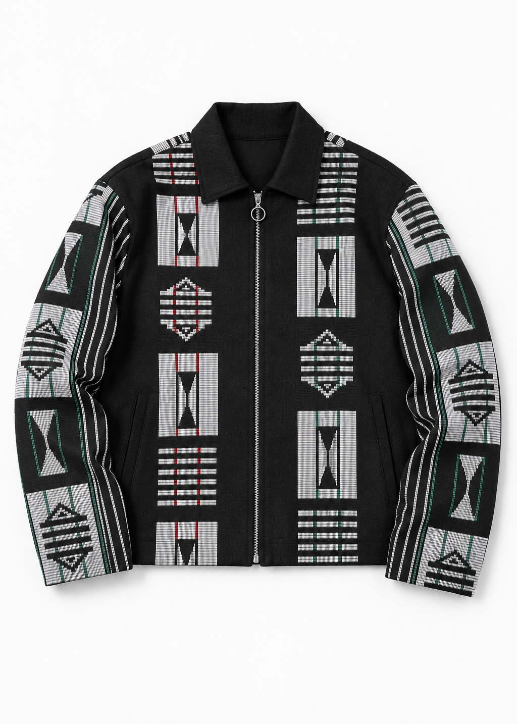 Akwete Bomber Jacket - | Contemporary Streetwear (Grey)