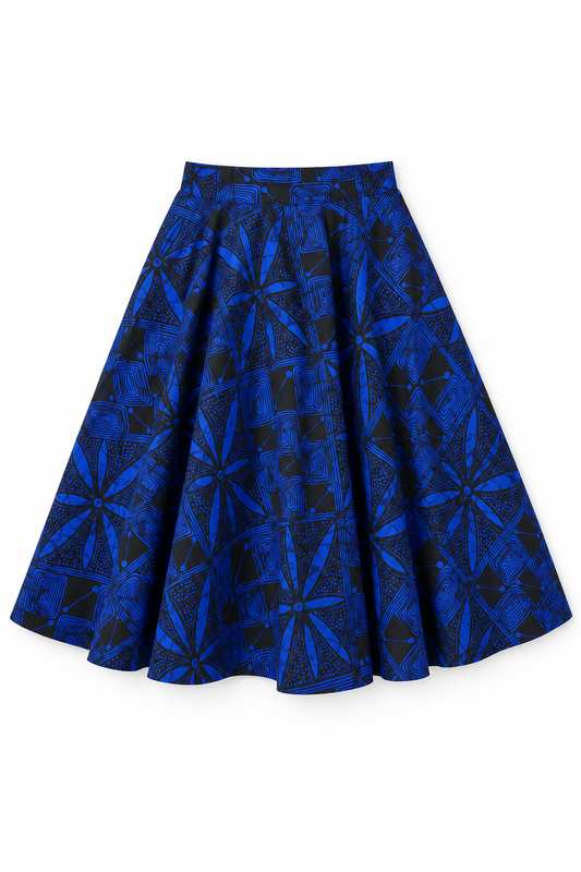 Midi Ankara Skirt